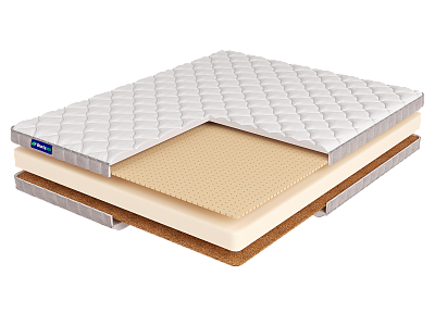 Матрас FOAM 10 Balance LUX 200x200 19128 умеренно-жесткий высотой 14 см 400_400_1745913